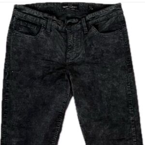 Lucky Brand Dark Gray Brooke Mid-rise Velour Leggings Women’s Size 6